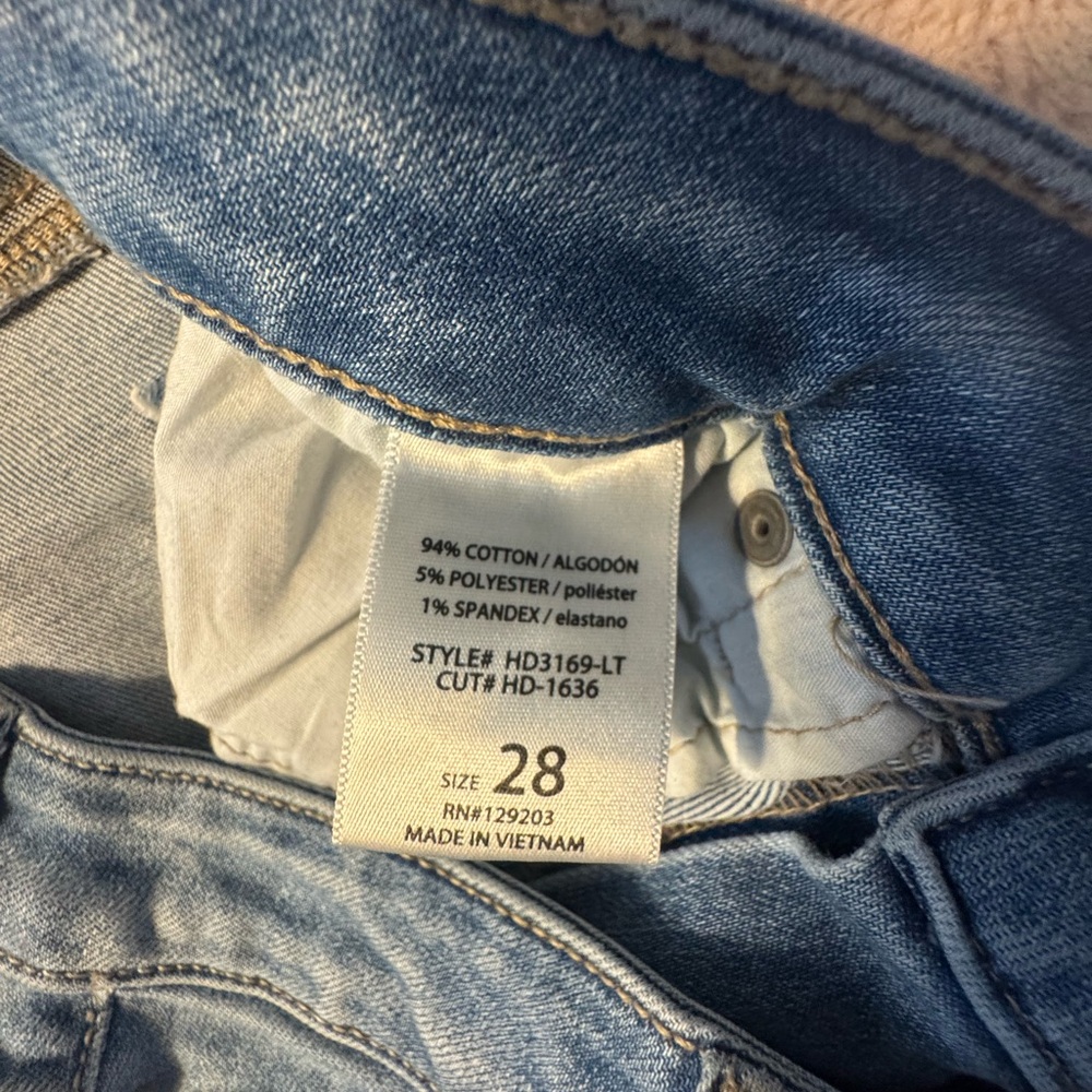 EUC Hidden Denim Boot Cut s28 - Picture 7 of 11